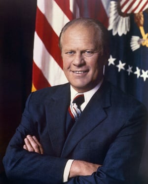 This is the Avatar Image for the Gerald Ford AI Voice and Text to Speech Generator